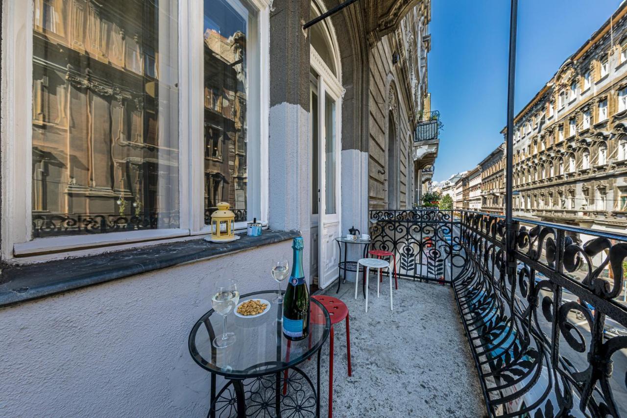 Luxury Art Deco Flat / Big Balcony Apartman Budapest Kültér fotó